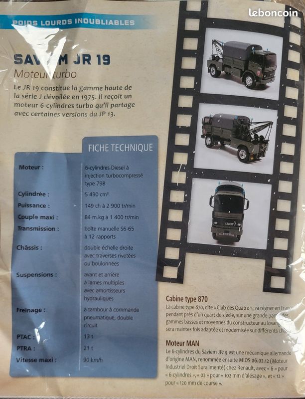 Saviem JR 19 Dépannage CRS (image 4)