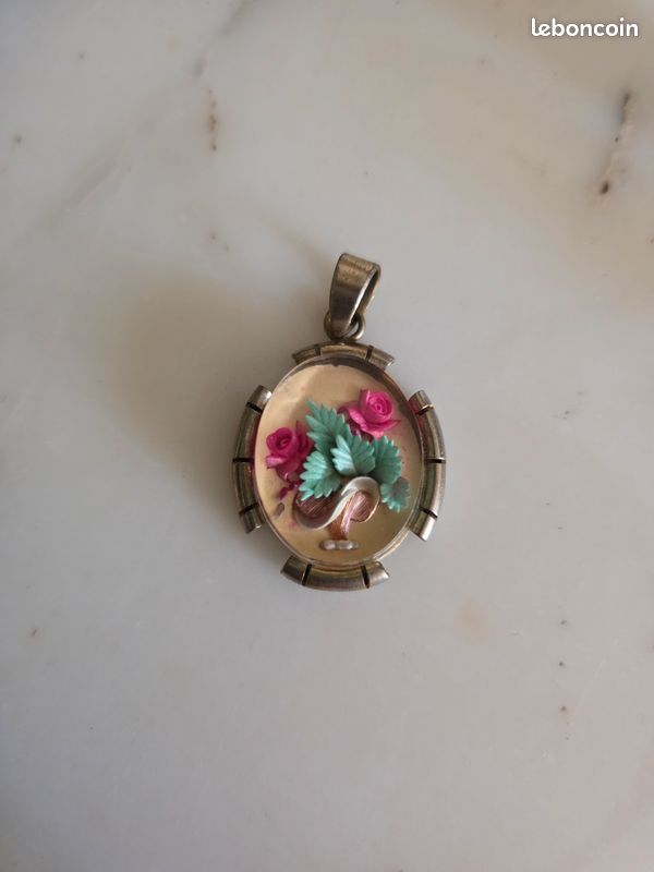 Broche Art Déco Plaque En Platine Et Or Blanc 18 Carats Ver