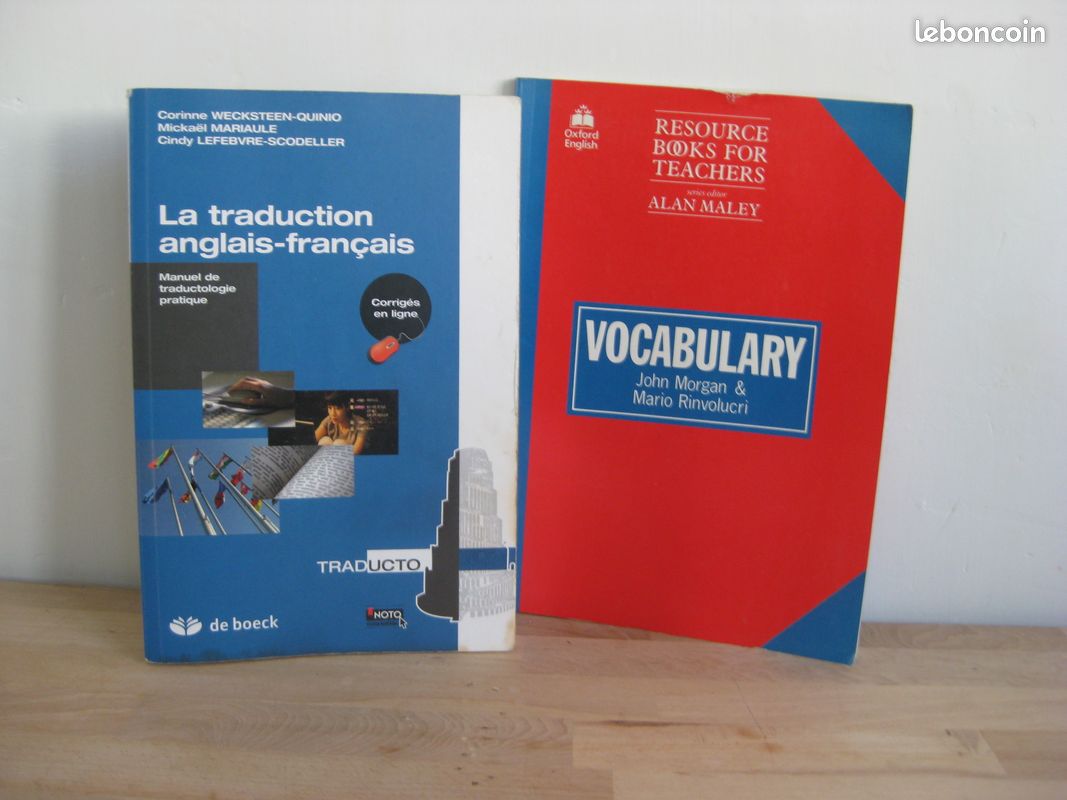 2 livres enseignement - La traduction anglais-français / Vocabulary, Resource books for teachers (image 1)