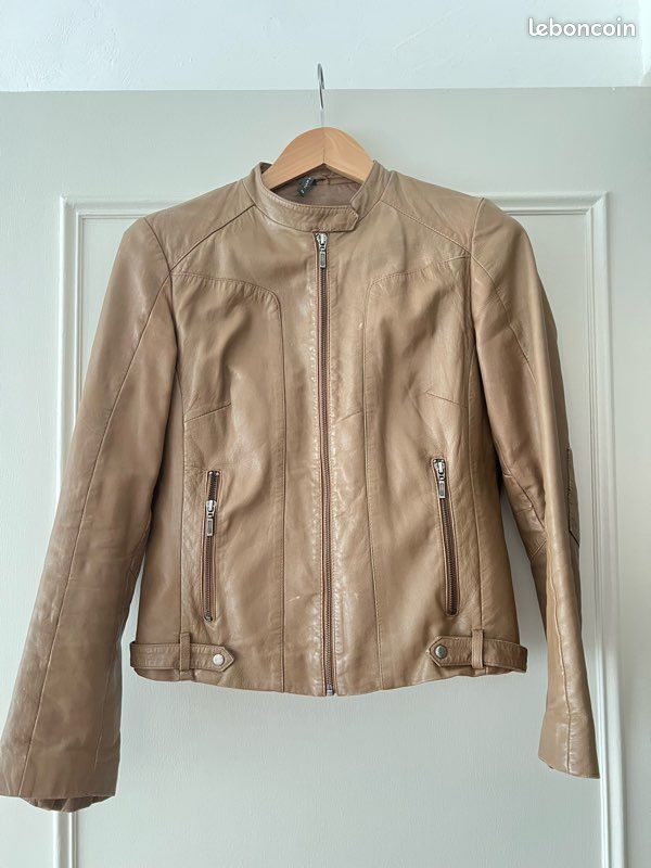 Veste cuir Naf Naf M (image 1)
