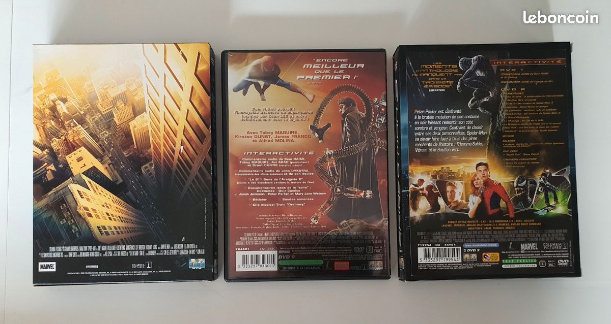 Lot de 3 DVD Spiderman (image 2)