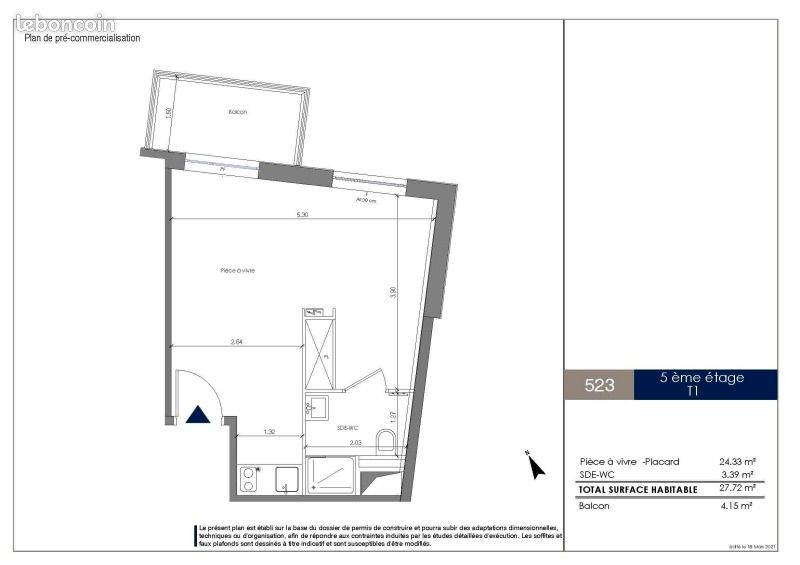 Appartement a louer palaiseau - 1 pièce(s) - 27 m2 - Surfyn