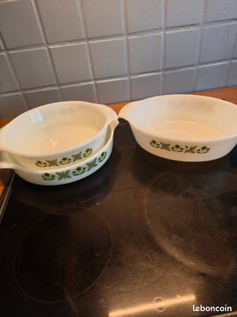 Plat ovale Arcopal motifs roses claires Blanc/Rose Verre