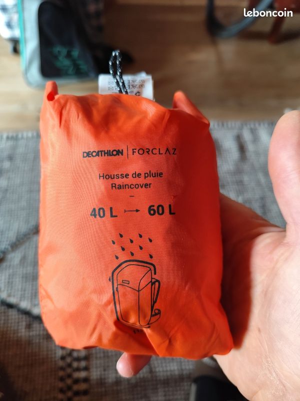 Sac à Dos Imperméable, Housse De Pluie 35L (Orange