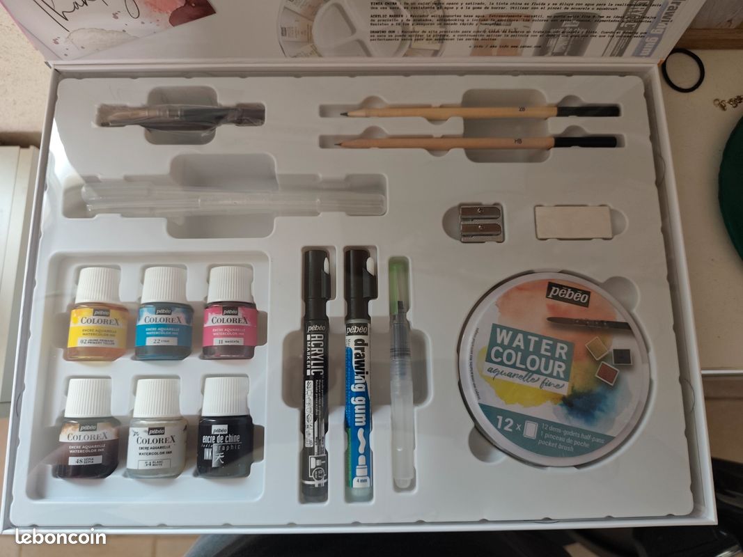 Coffret collection aquarelle Pebeo NEUF (image 3)