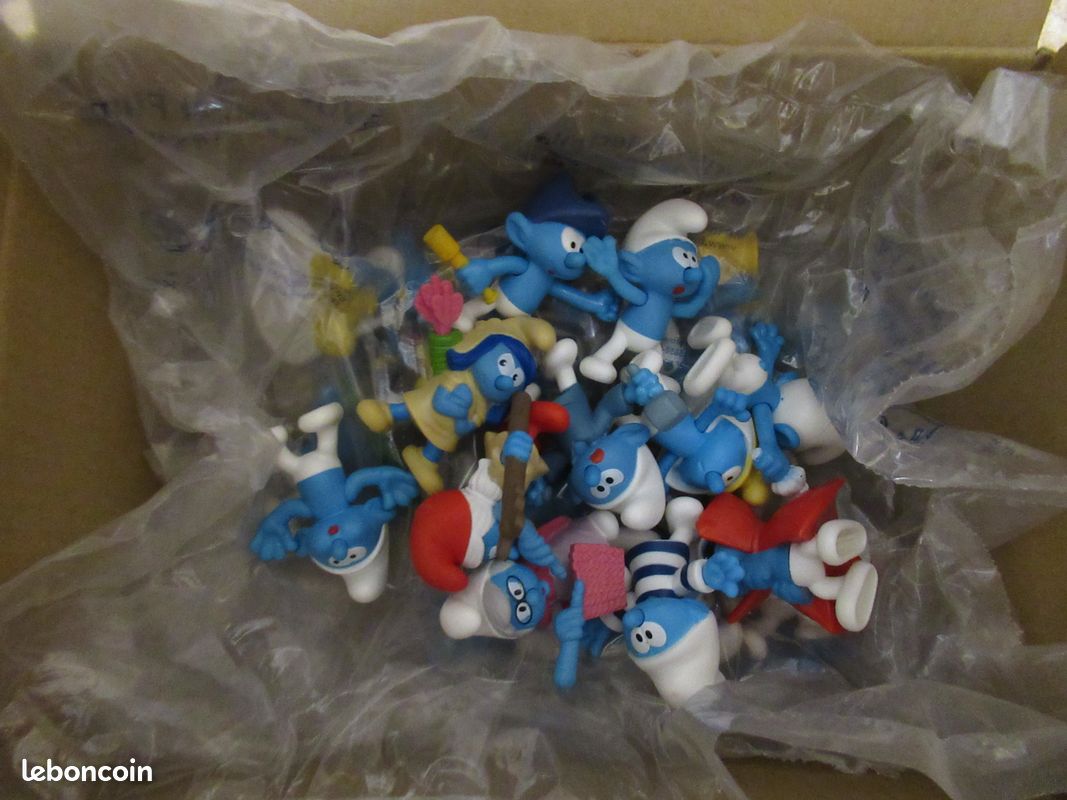Figurine Schtroumpf (Smurf) Coquet - Édition Spéciale McDonald's 2018 - Occasion