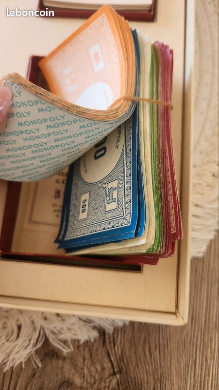 Monopoly Nostalgie En Bois – Réédition 1950 – Parker – Jeu De Société – Livraison Offerte