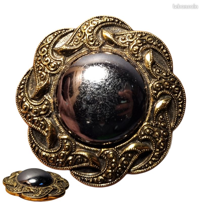 BROCHE VINTAGE FANTAISIE Paon Émaillée Ref J685 EUR 10,00 - FR