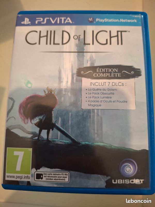 Jeu Child Of Light Edition Collector PS Vita (code Probablement Expiré) - Neuf Scellé