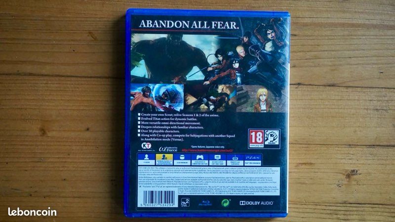 A.O.T. 2 PS4 sur Playstation 4 - Jeux vidéo | fnac Belgique