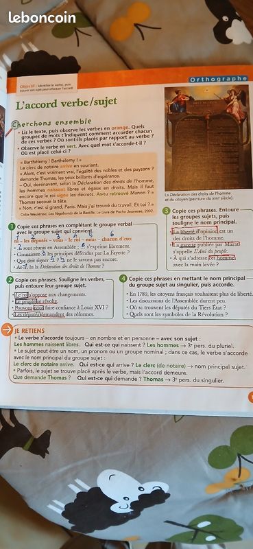 Le français à la découverte de l'histoire géographie - Cm2 cycle 3 (image 3)