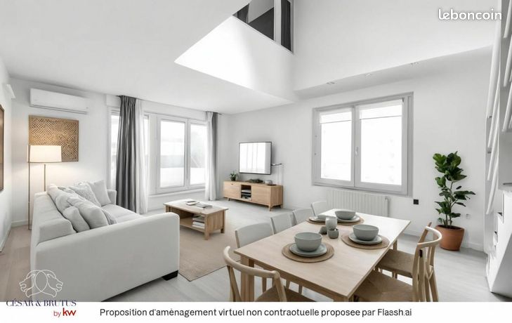 Duplex 3 pièces 69 m²