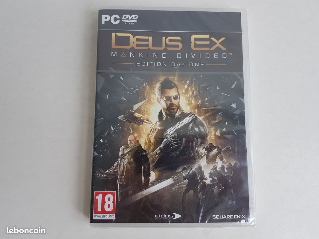 Jeu PC Neuf Deus Ex Mankind Divided Édition Day One (image 1)