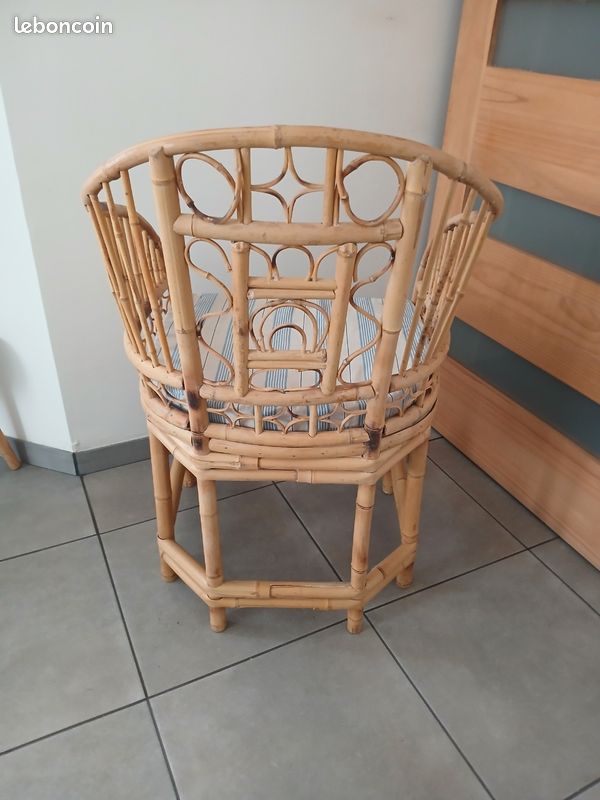 Fauteuil rotin (image 5)