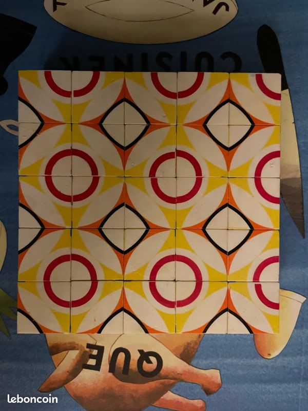 Puzzle Cube Psychédélique Puzlasco - Vintage 70's Design Rétro N°6 - Rare