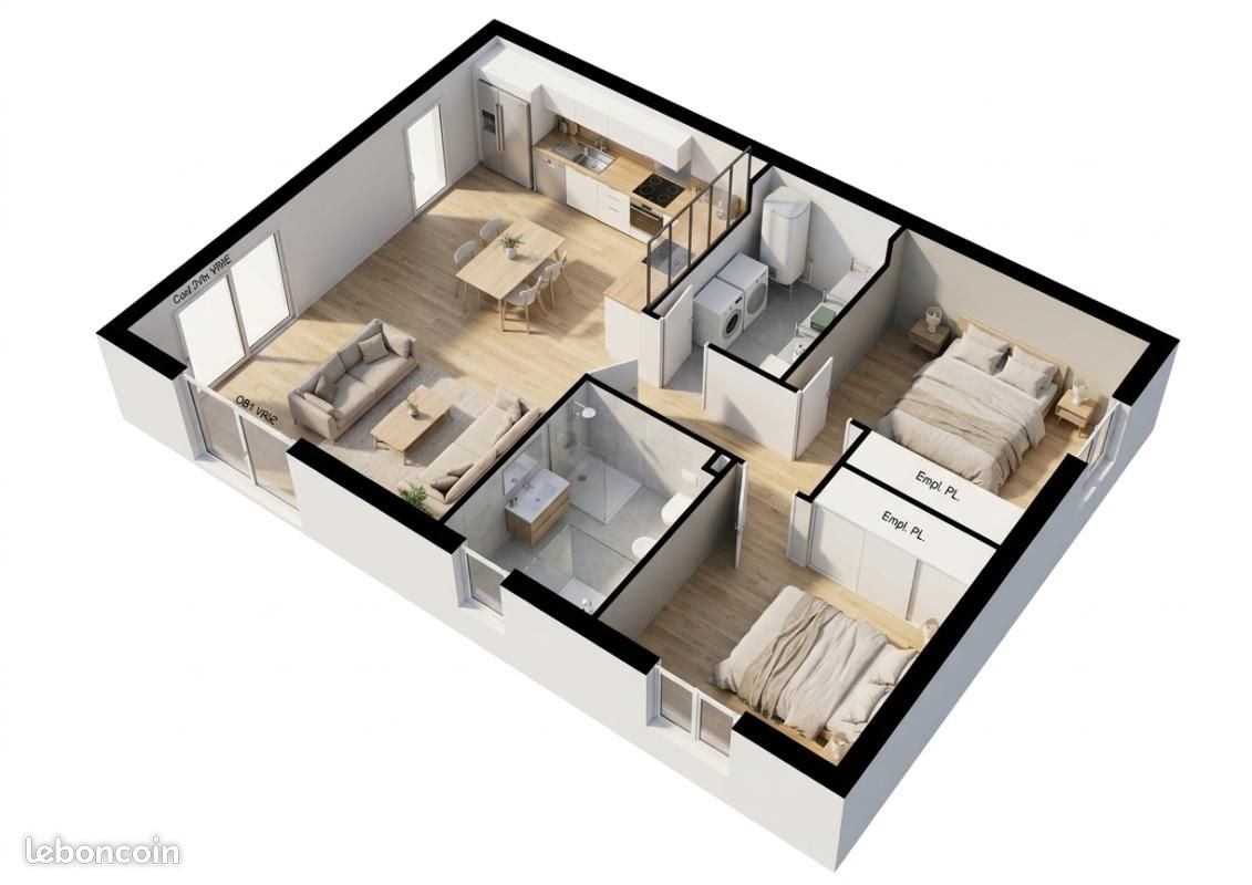 Maison 3 pièces 60 m² · à Pluvigner · 60 m² · 205 059 €
