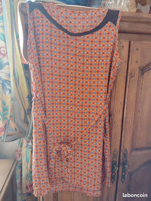 Robe d'été orange (image 1)