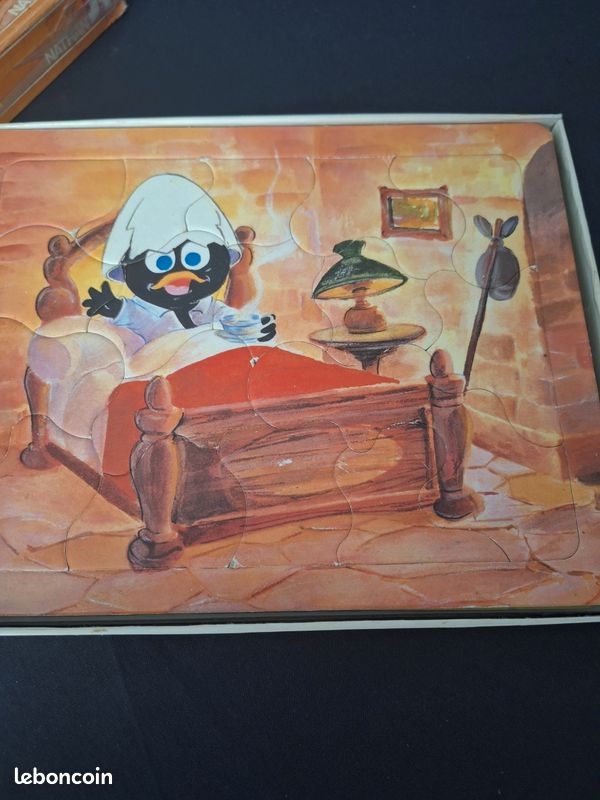 Boîte de 3 puzzle Caliméro Nathan (image 2)