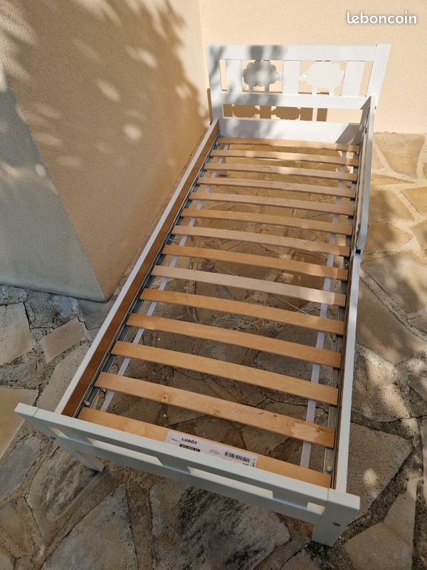 Cadre de lit et sommier Luroy Ikea (image 1)