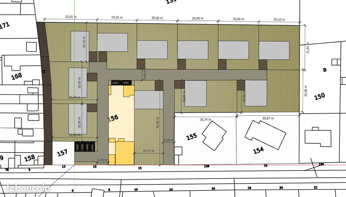 Terrain a batir sur masny village · 200 000 €