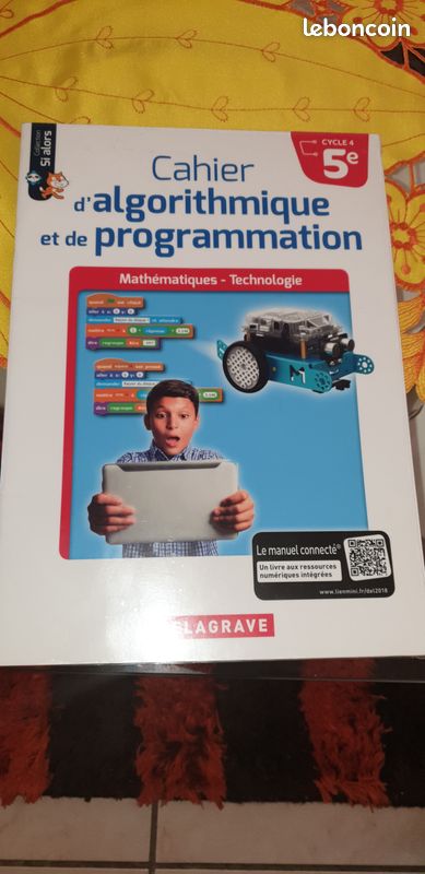 Cahier l'algorithmique et de programmation 5ème (image 1)