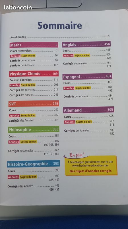 Livres fiches bac S (image 9)