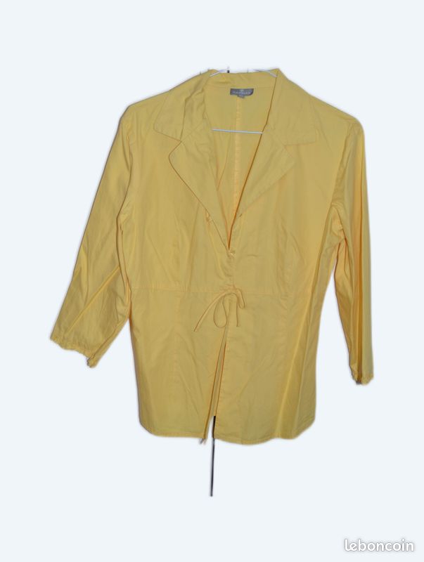 Chemise jaune naf naf - l - tbe (image 1)