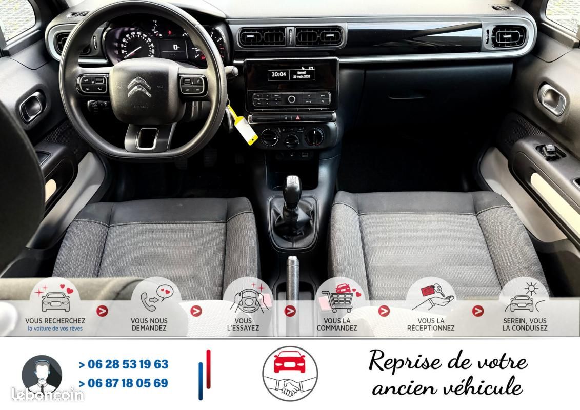 Citroën C3 1.2 i 82cv Feel 💳 x12 Vitres Crit'Air 1*Ct Kit Distribution Entretien Complet Ok*Véhic... (image 7)