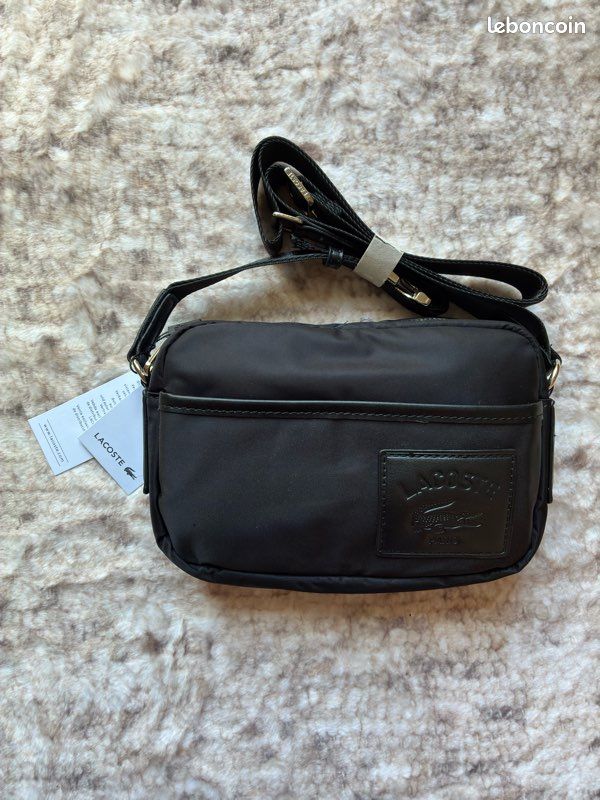 Sacoche Lacoste noir (image 2)