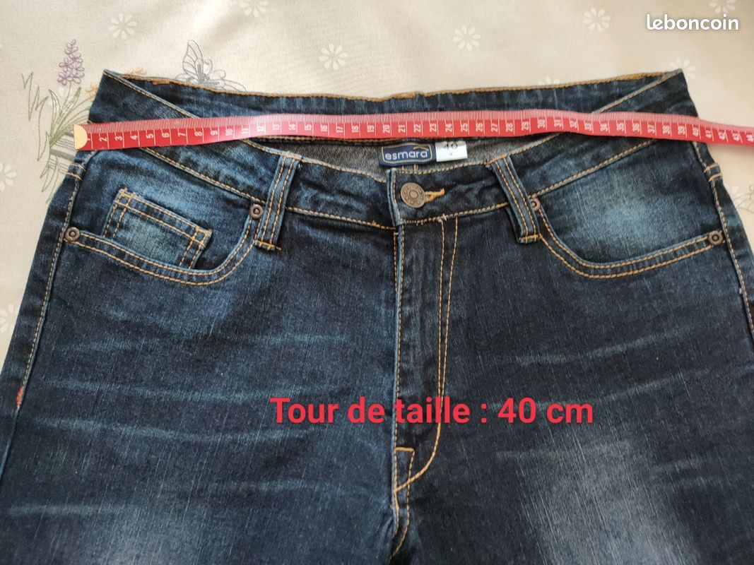 Pantacourt en jean Femme - Taille 38 (image 5)