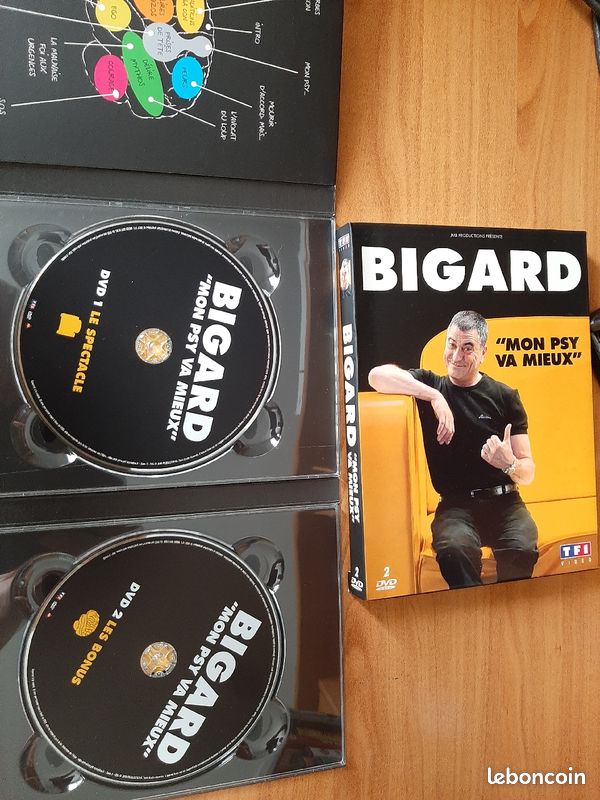 COFFRET 2 Dvd Bigard - Mon psy va mieux (image 2)