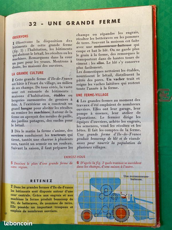 Livre scolaire ancien (image 8)
