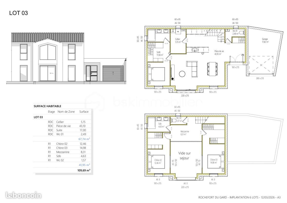 Terrain 385 m² Rochefort Du Gard (image 7)
