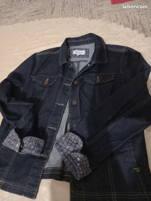 Blouson jeans Armand Tierry taille 42 10 (image 2)