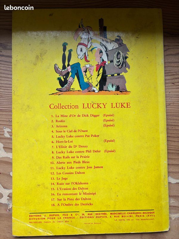 Bd Lucky Luke les rivaux Ed originale 1962 (image 2)