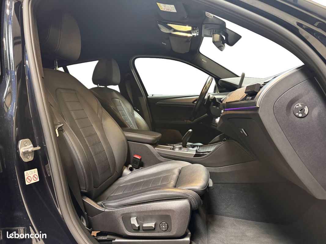 BMW X4 G02 M40d xDrive 326ch Caméra 360 Harman Kardon Volant / Sièges chauffants Ventilés Garantie 12 mois (image 10)