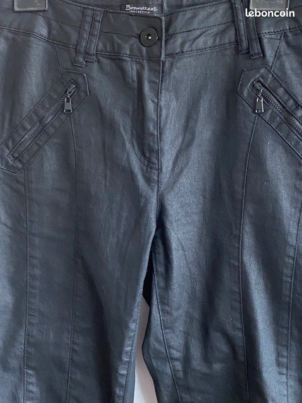 Pantalon noir Brandtex collection Taille : 38 (image 3)