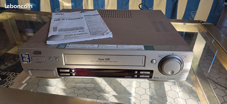 Magnétoscope JVC HR-S7500MS Super VHS – parfait état de fonctionnement - Photo, audio & vidéo