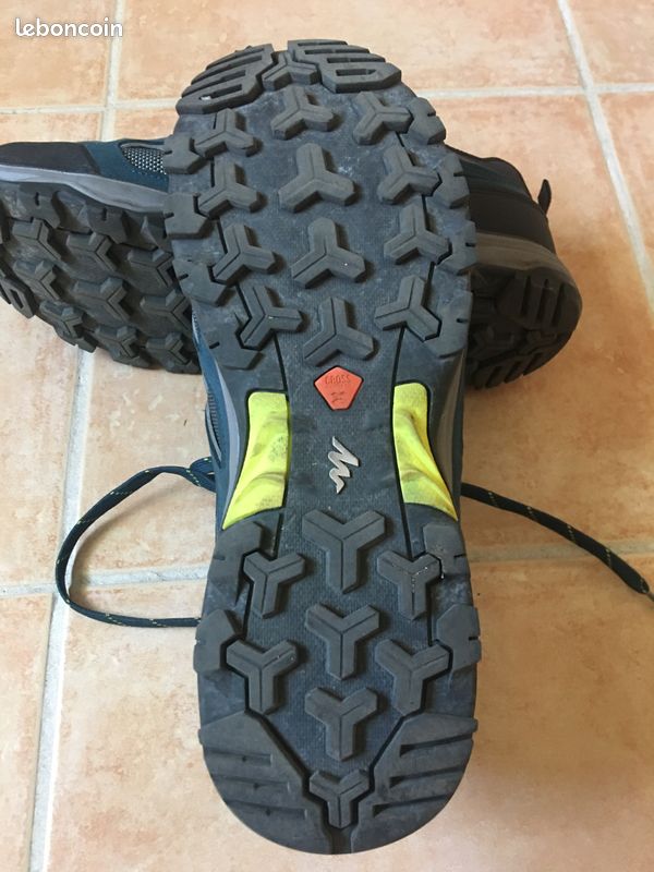 Chaussures de randonnée montagne MH100 Bleu (image 6)