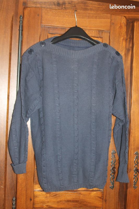 Pull bleu Leslain M (image 1)