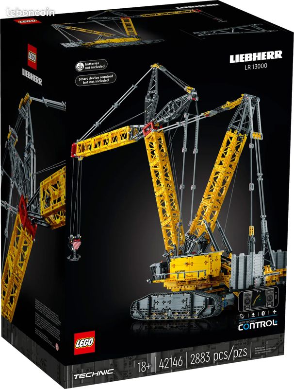 Lego Technic 42146 La grue sur chenilles Liebherr LR 13000 (image 1)