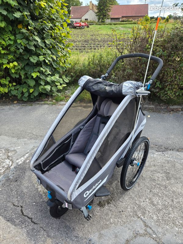 Kidgoo Remorque Velo Qeridoo Remorque Vélo Pour Enfant (carriole) Qeridoo  KidGoo Équipements