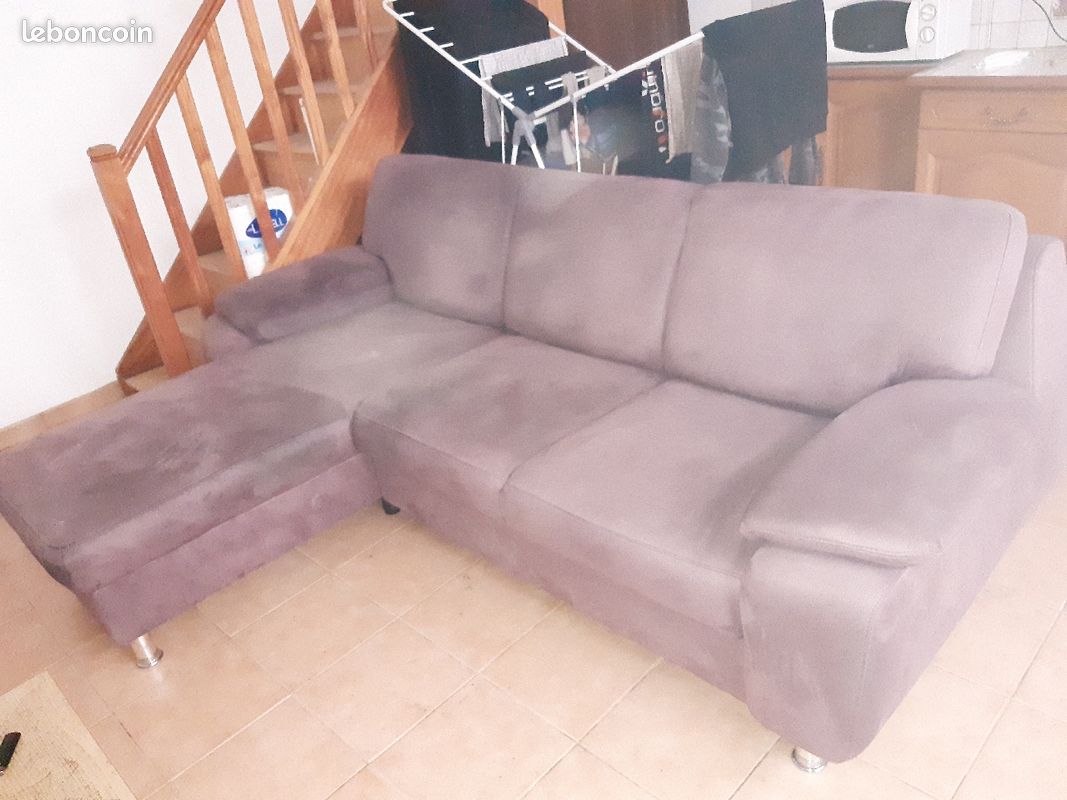 Canapé velour (image 3)