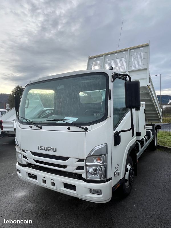ISUZU M27 Cabine Large 3L 150cv BVA Benne coffre Neuf (image 2)