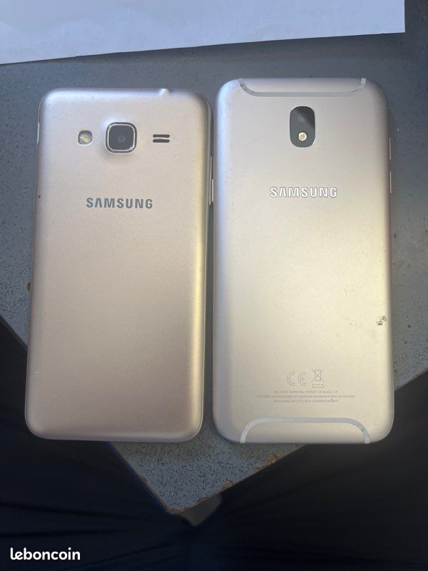 Lot de 2 téléphones Samsung J530 et J320 (image 2)