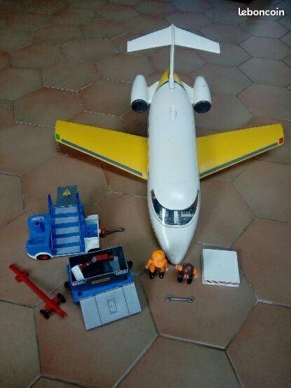 Playmobil_ Avion et équipage(3185) (image 1)