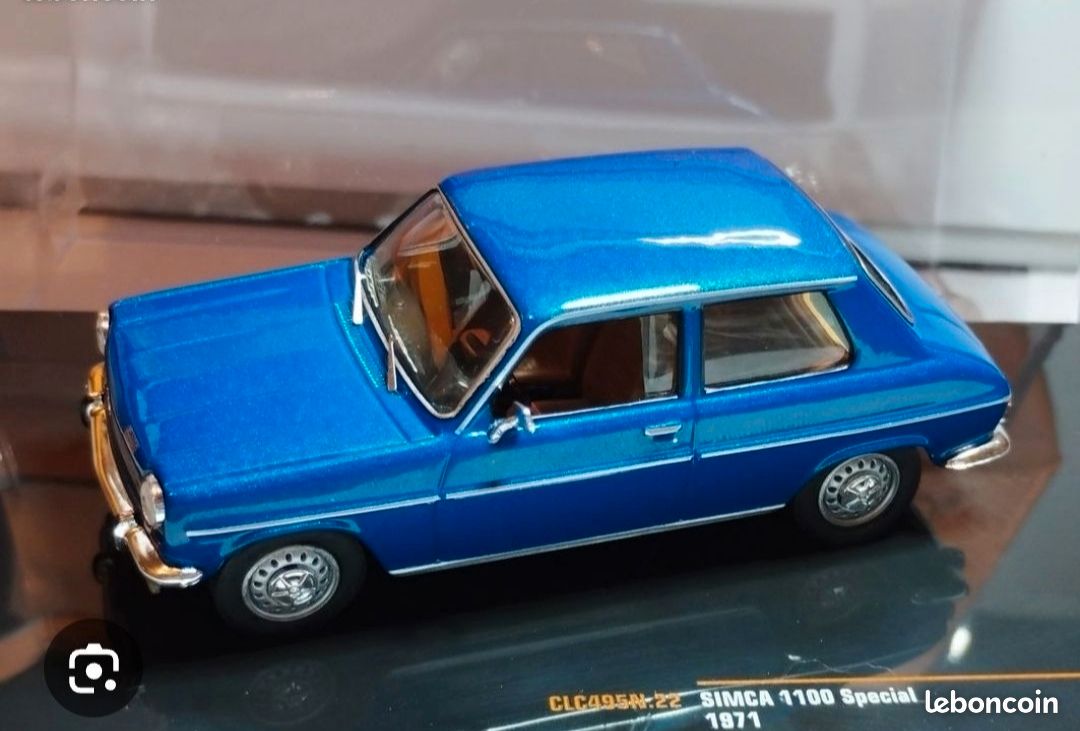 VOITURE MINIATURE 1/43IEM..SIMCA 1100 Pick s  1968..sans boite EUR 22,50