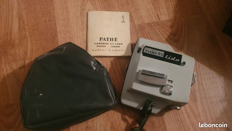 Ancienne caméra Pathé Lido 9,5 mm vintage avec sac - Photo, audio & vidéo