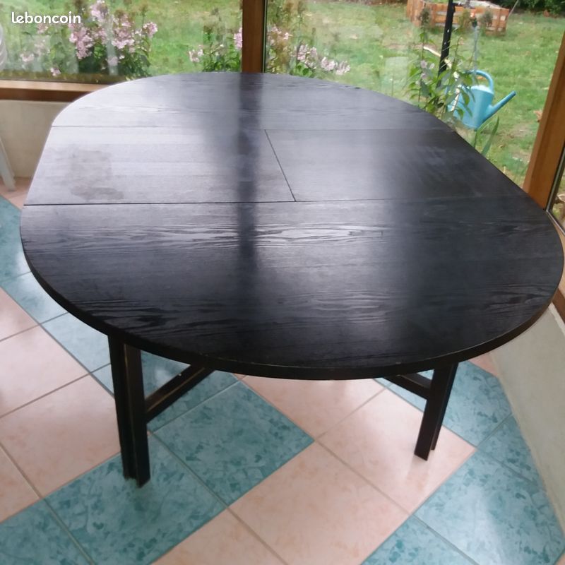 Table transformable extensible noire (image 3)