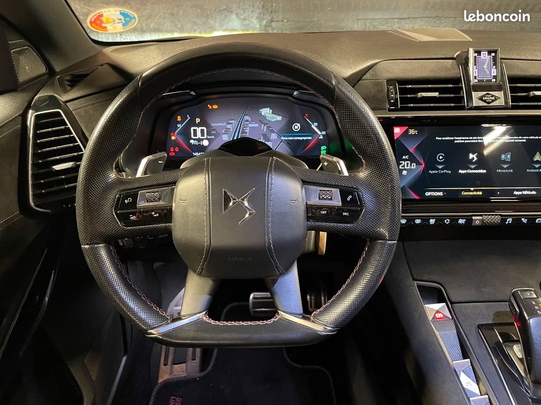 DS DS7 CROSSBACK Performance Line+ BlueHDi 180 EAT8 / TOIT OUVRANT / SIEGES ELECTRIQUES / CARPLAY 19880 (image 12)